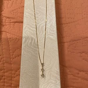 3 Stone Diamond necklace